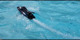 Jetboat - First Sea Trial With The New Prop.