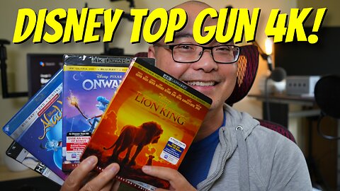 4K Disney and Top Gun Blu Ray Haul!