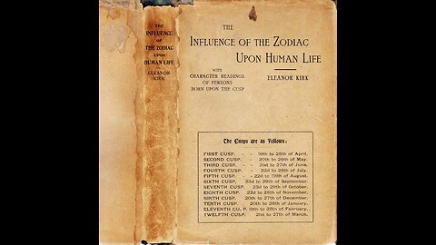 Influence of the Zodiac - Taurus, Virgo, Capricorn