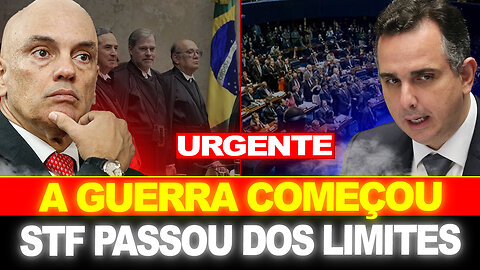 BOMBA !! SENADO TOMA DECISÃO INESPERADA !! STF ENCURRALADO... GUERRA PELO PODER !