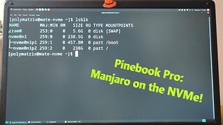Boot Pinebook Pro from an NVMe drive! ft. Manjaro ARM MATE