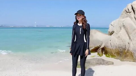 Long Sleeve Muslim Swimwear Women Islamic Swimming Suit Bathing Suit Modest Swimsuit #Shorts