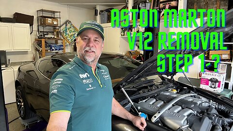 Aston Martin V12 Removal Steps 1 to ? 👨🏻‍🔧