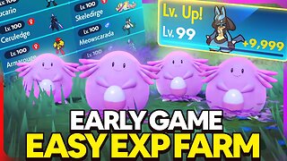 Pokemon Scarlet and Violet Early/Mid Game EXP Farm!! Huge Gains!! Level 100 in No Time!