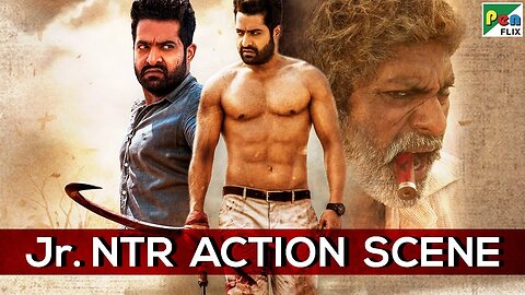 Jr. NTR Best Action Scene | Aravind Sametha | Pooja Hegde, Jagapathi Babu | Hindi Dubbed Movie