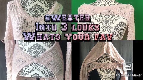 DIY Fashion: Transforming an Old Sweater into a Cool Edgy Hood with Arms – Upcycling Tutorial