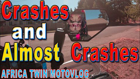 Crashes And Almost Crashes - part 1 - Africa Twin motovlog - PNW
