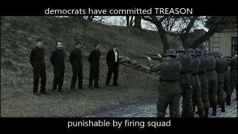 democrats have committed TREASON - punishable by firing squad