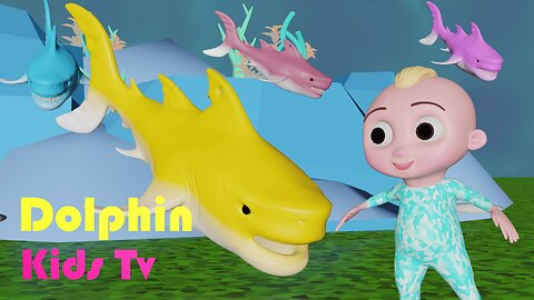 Baby Shark doo doo | Nursery Rhymes & Kids Songs | Dolphin Kids Tv