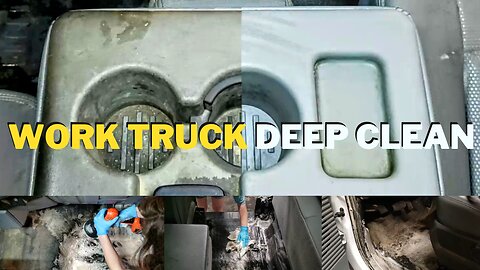 Cleaning a FILTHY Industrial Truck | Interior Detail