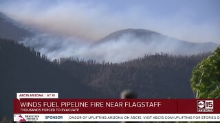Wildfire near Flagstaff forces thousands to evacuate