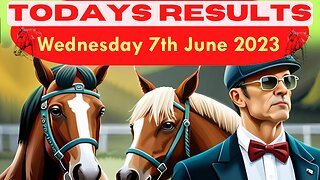 Horse Race Result: Wednesday 7th June 2023.Exciting race update! 🏁🐎Stay tuned - thrilling outcome!❤️