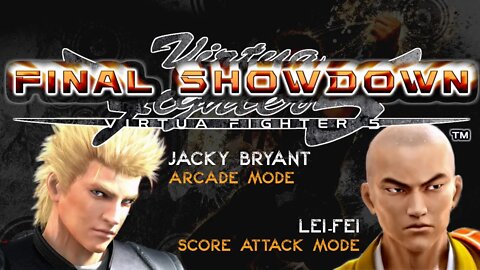 VIRTUA FIGHTER 5: FINAL SHOWDOWN - Jacky (Arcade Mode) / Lei-Fei (Score Attack Mode) [Xbox 360]