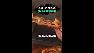 DELICIOUS Garlic Bread Pizza Burgers! 🤩🍕