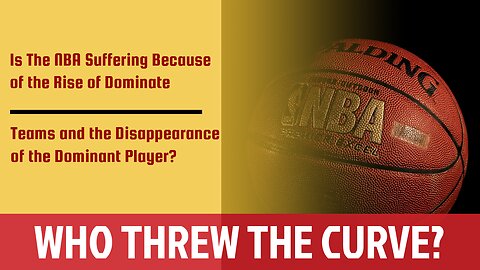 NBA Suffering Because of the Rise of Dominate Teams or Disappearance of Dominant Player?