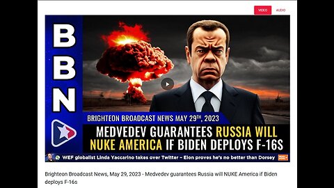 WW3 Update, May 29, 2023-Russia will NUKE America if Biden deploys F-16s 1 h 15 min AUDIO ONLY