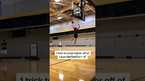 JUMP HIGHER OFF 1 FOOT INSTANTLY WITH THIS TIP🔥🚀 #Shorts