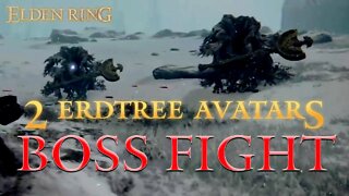 Elden Ring Erdtree Avatar Boss Fight (Splits Into Two!)