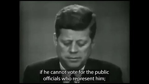 A Message From JFK