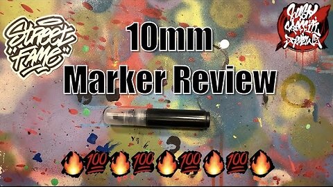 Street Fame 10mm cutter Graffiti Marker Review