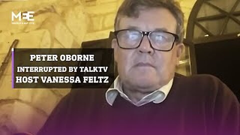 Peter Oborne was interrupted by TalkTV host Vanessa Feltz