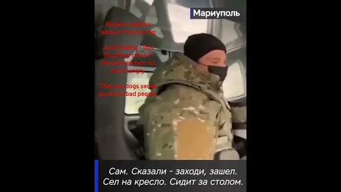 Russian Soldiers Abduct Friendly Dog, Just Kidding - This Good Boy Came In Himself!