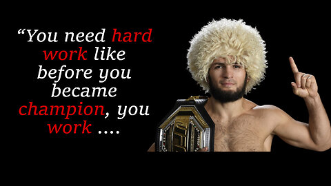 LISTEN TO KHABIB NURMAGAMEDOV