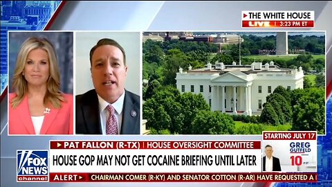 Rep Pat Fallon: WH Cocaine Fingerprints Should Only Take An Hour To Know Who’s It Is