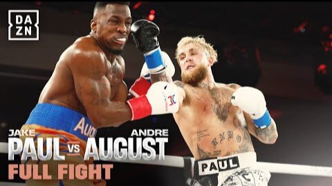 HUGE KO - Jake Paul vs. Andre August Full Fight