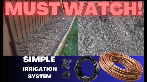 Drip Irrigation system for your raised garden.