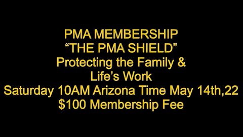 THE PMA SHEILD Private Membership Webinar Protecting the Family and your Lifes Work