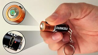 How to make High Power Flashlight using AA battery - mini Flashlight