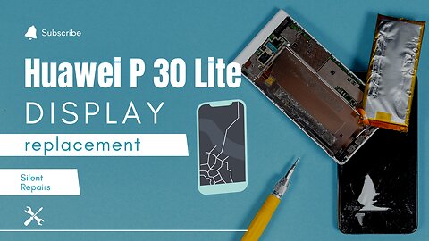 Huawei, P 30 Lite, screen, display, replacement, repair video