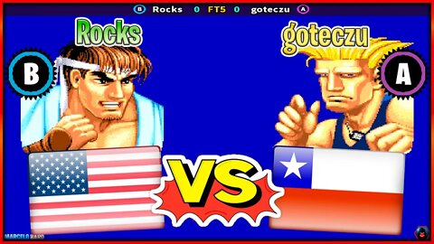 Street Fighter II': Hyper Fighting (Rocks Vs. goteczu) [U.S.A. Vs. Chile]