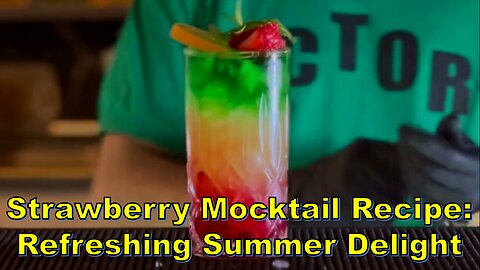 Strawberry Mocktail Recipe: Refreshing Summer Delight #StrawberryMocktail #SummerDrinks