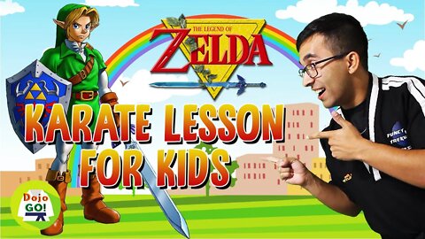 Karate Lesson for Kids | Collect The 3 Triforce Pieces! Legend Of Zelda Style | Dojo Go (Week 37)