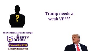 Trump needs a weak VP???
