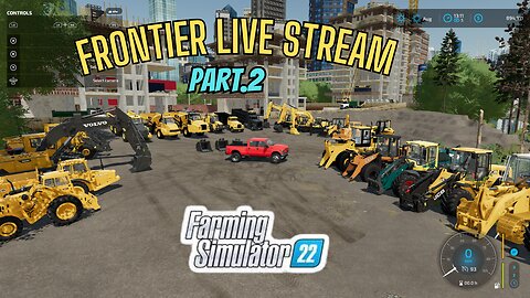 Farming Simulator 22 Live Stream on Frontier MAP #fs22 #farmingsimulator22 #simulator #live