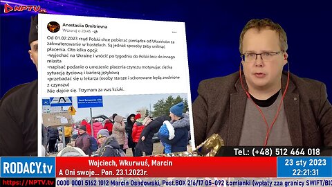 A Oni swoje... - Wojciech Olszański obecny! Osadowski NPTV (23.01.2023)