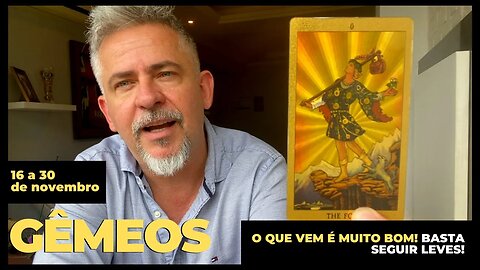 TAROT GÊMEOS QUINZENAL - MENSAGEM FORTE DOS MENTORES. ASSISTA ATÉ O FINAL.