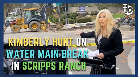 Anchor Kimberly Hunt looks into impact of water main break in Scripps Ranch