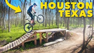 Houston Texas has Legit Mountain Bike Jumps?!