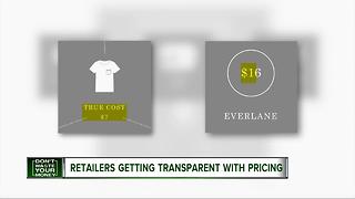 Retailers getting transparent with pricing