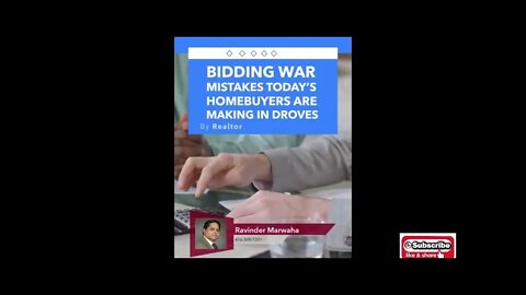 Bidding War Mistakes Today's Homebuyers Are Making In Droves || Canada Housing News ||
