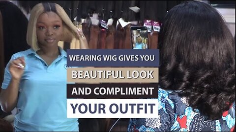 WEARING WIG GIVES YOU BEAUTIFUL LOOK AND COMPLIMENT YOUR OUTFIT