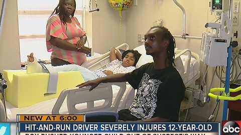 Hit-and-run driver severely injures 12-year-old boy