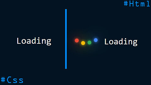 Creative Google Dots Loading Style in Html CSS with Source code