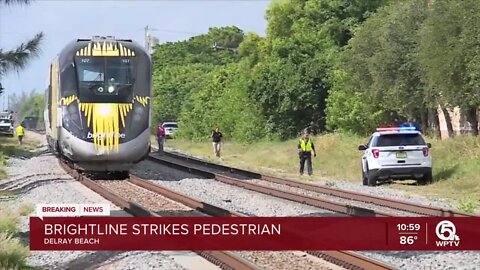 Brightline train hits, kills man in Delray Beach