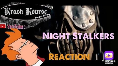 [Reaction] Night Stalkers - Megadeth ft Ice T