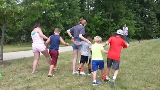 The Delta Township District Library hosts kids field day